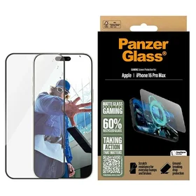 PanzerGlass Žaidimų apsauginis stiklas iPhone 16 Pro Max 6.9" Itin platus pritaikymas 2860