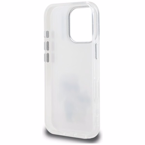 Karl Lagerfeld IML Aquarelle Karl & Choupette & Logo iPhone 16 Pro deklas - baltas