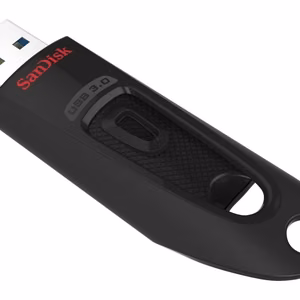 SanDisk Ultra USB atmintukas 64 GB USB A tipo 3.2 Gen 1 (3.1 Gen 1) Juoda