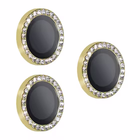 Temperuotas stiklas HARD DIAMOND kamerai (objektyvui) iPhone 17 Pro/17 Pro Max aukso spalvos, 3 vnt.