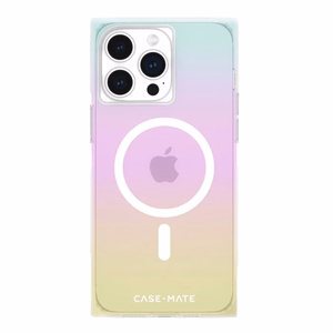 Case-Mate BLOX MagSafe dėklas, skirtas iPhone 15 Pro Max, „Rainbow Frosting“ rašto