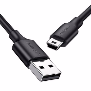 Ugreen USB kabelis – mini USB 480 Mbps 3 m US132 (juodas)