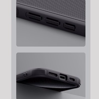 Nillkin Super Frosted Shield Pro dėklas iPhone 16 Pro Max - juodas