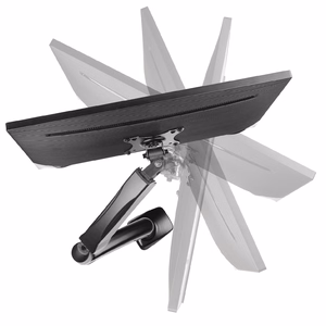 Montis „ELBRUS” MT014 stalo monitoriaus laikiklis 81.3 cm (32"), juodas