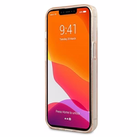 KARL LAGERFELD KLHCP13SKHTUGLGO IPHONE 13 MINI 5.4 "auksinis/auksinis dėklas GLITTER KARL`S HEAD