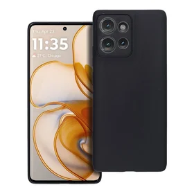 Matinis dėklas telefonui MOTOROLA EDGE 50 juodas