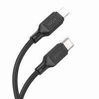 Kabelis USB-C į Lightning Hoco PD 20W 1 m X90 juodas