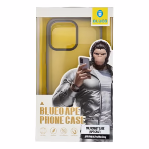 BLUEO APE dėklas telefonui - Apple iPhone 16 Pro Max pilkas