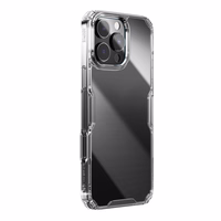 Nillkin Nature Pro dėklas telefonui iPhone 16 Pro - permatomas ir baltas