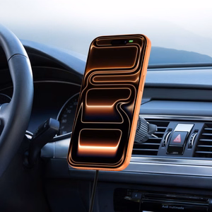 "Tech-Protect V9 MagSafe 25W Qi 2.2 automobilinis įkroviklis - juodas