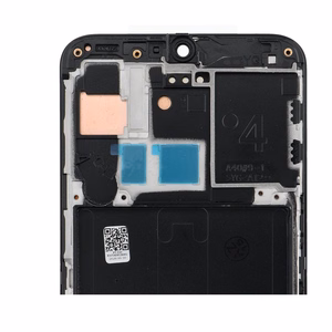 AMOLED LCD-дисплей FIXCELL с рамкой для SAMSUNG A40, черный (замененное стекло)