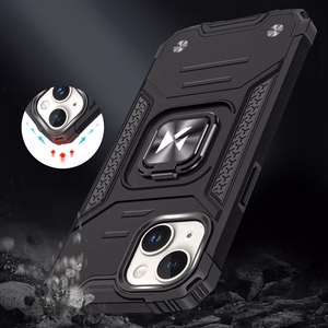 Wozinsky Ring Armor dėklas iPhone 15 Plus telefonui - mėlynas