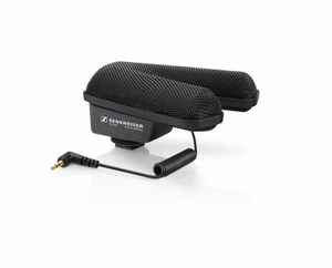 Sennheiser MKE 440 – stereofoninis kondensatorinis kameros mikrofonas su žemųjų dažnių filtru