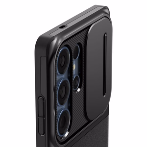 Spigen Optik Armor dėklas telefonui Samsung Galaxy S25 Ultra - juodas