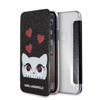 Karl Lagerfeld Valentine iPhone X/Xs dėklas telefonui - juodas