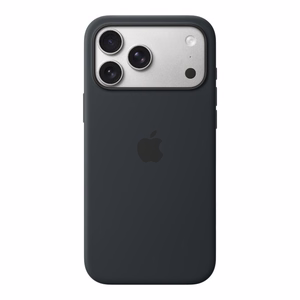 Apple silikoninis dėklas su MagSafe, skirtas iPhone 17 Pro Max, juodas (MGFR4ZM/A)