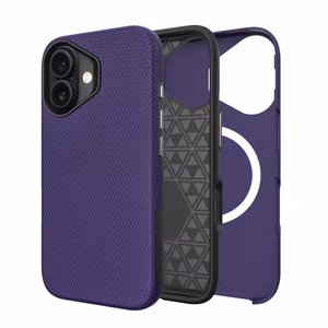 Dėklas Perfectionists Triangle Mag Case Apple iPhone 13/14 violetinis