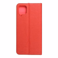 LUNA Book Gold dėklas telefonui SAMSUNG A12 / M12 raudonas