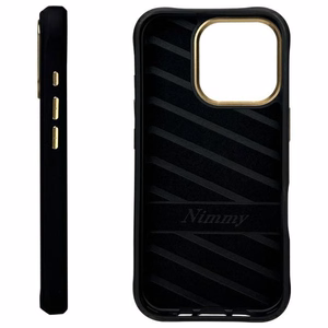 Nimmy Cool&Cute 2.0 Beždžionės dėklas telefonui iPhone 16 Pro - juodas