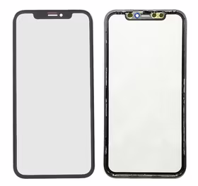 LCD stikliukas Apple iPhone 11 su rėmeliu ir OCA juodas V3