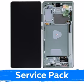 Ekranas skirtas Samsung N980 Note 20 su rėmeliu / Mystic Green / (Service Pack)