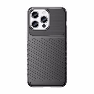 Бронированный iPhone 15 Pro Max Thunder Case - чёрный