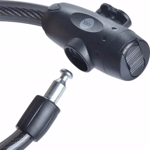 12 mm steel keyed bicycle cable - YCK0/12/200/2 Black