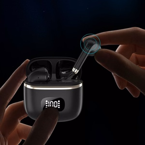 Bluetooth laisvų rankų įranga Dudao U15Pro Juoda (su LED ekranu)