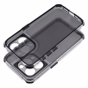 MATRIX CLEAR dėklas telefonui IPHONE 12 juoda