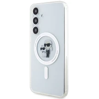 Karl Lagerfeld IML Karl&Choupette MagSafe dėklas Samsung Galaxy S24 - skaidrus