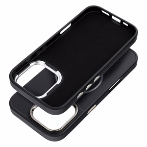FRAME MAG COVER Dėklas telefonui suderinamas su Magnetiniu iPhone 12 MINI juodas