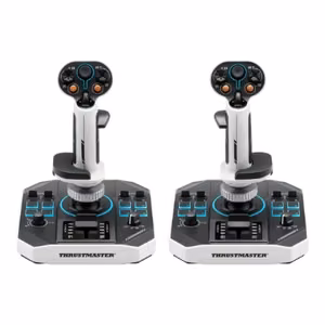 Thrustmaster SOL-R 2 HOSAS 2960939 – dual flight-stick set for PC, white and black