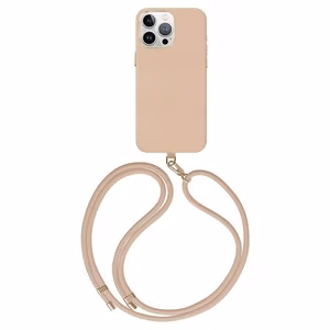 Uniq Coehl Muse magnetinis įkrovimo dėklas telefonui iPhone 15 Pro Max - smėlinis