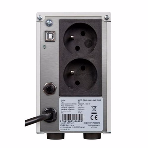 Ever ECO PRO 1000 AVR CDS Line-Interactive 1 kVA 650 W 2 AC lizdai