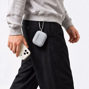 Tech-Protect Силиконовый чехол Hook для AirPods Pro - серый