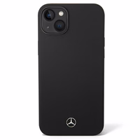 Mercedes Silicone Line dėklas iPhone 14 Plus - juodas
