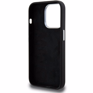 BMW parašo skystas silikonas Magnetinis dėklas telefonui iPhone 15 Pro - juodas