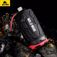 WILDMAN Dviračio krepšys R1 vandeniui atsparus 1L bottle juodas-raudonas