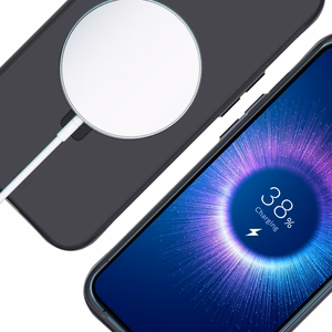 3mk Smoke magnetinis dėklas su stovu iPhone 17 telefonui - juodas