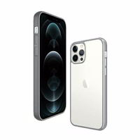 PanzerGlass ClearCase dėklas telefonui iPhone 12 Pro Max – permatomas ir sidabrinis