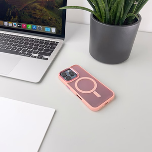 Magnetinė kolekcija MagSafe dėklas iPhone 16 Plus - rožinė