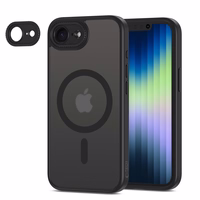 Tech-Protect MagCam MagSafe iPhone 16e dėklas – matinės juodos spalvos