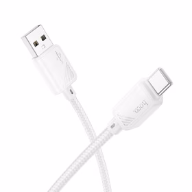 Kabelis USB A į USB C Hoco 3A 1 m X113 baltas