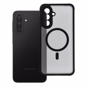 FULL MATTE MAG COVER dėklas telefonui suderinamas su MagSafe Samsung A17 juoda