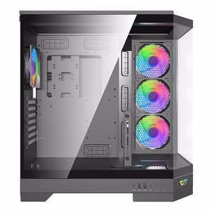 Darkflash DQX90 kompiuterio korpusas (juodas)