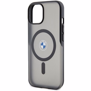 BMW IML Signature magnetinis dėklas telefonui iPhone 15 - juodas