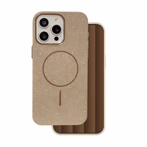 Glitter Thin Mag case for iPhone 16 Pro 6.3" brown