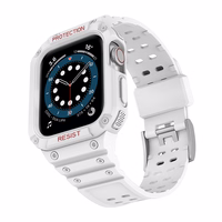 Protect dirželis Apple Watch 38/40/41mm šarvuotas dėklas dirželis - baltas
