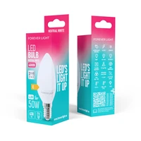 Forever Light LED Bulb E14 C37 4.8W 630lm 4000K class E