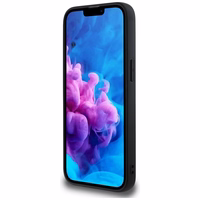 Guess Fixed Glitter Big 4G dėklas telefonui iPhone 16e - juodas